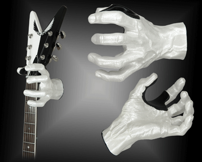 Pearl White Custom Guitar Hanger