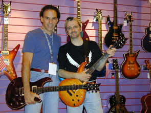 Elliot, Owner of Dean with Tim Smith and his new Dean Hardtail.