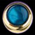 Aqua Pearl Dome Knob