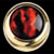 Red Pearl Dome Knob