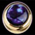 Blue Abalone Dome Knob