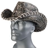 Wornstar - Essentials Hat - Hellrider Blk/Nat Rocker HS Cowboy Hat